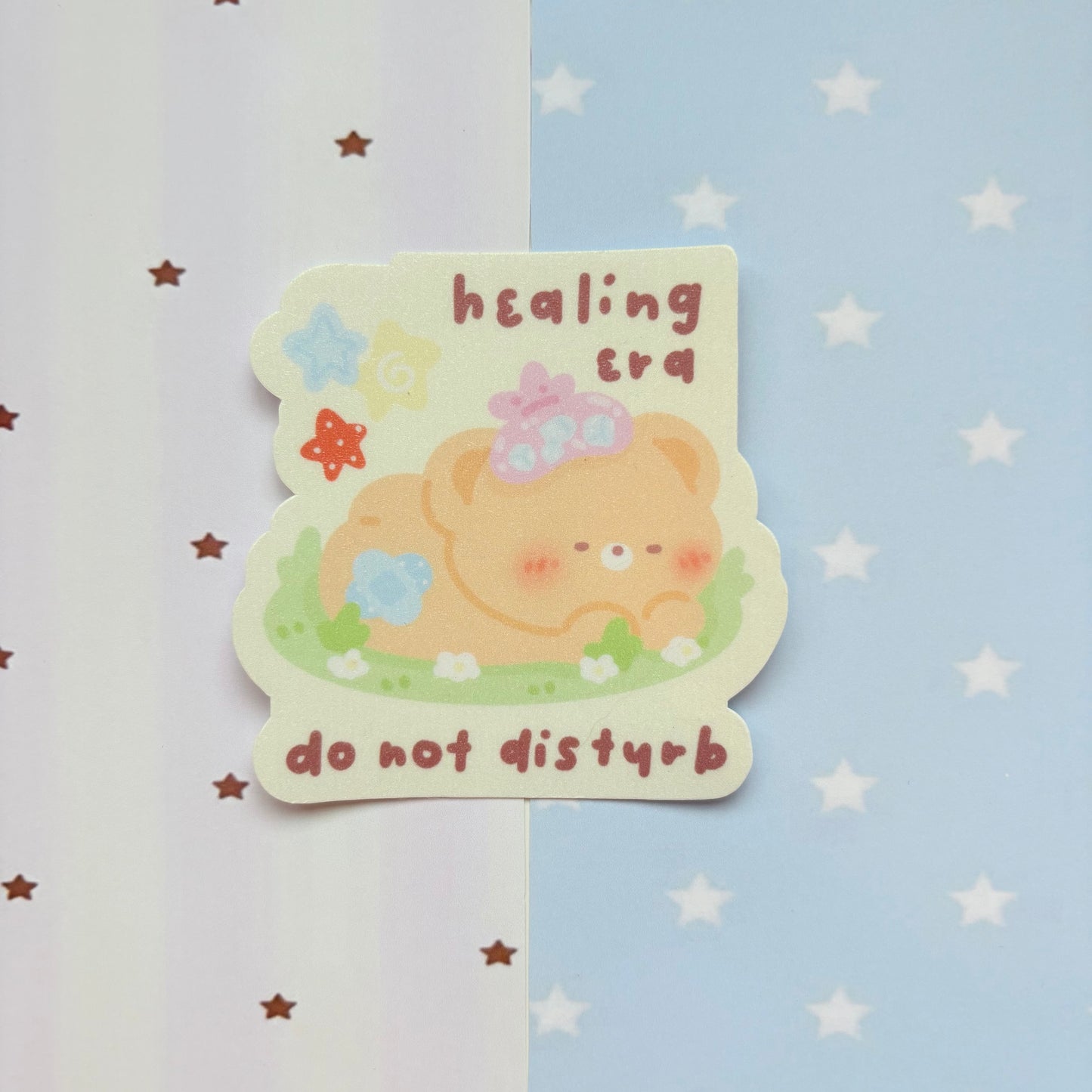 Healing era waterproof die cut sticker