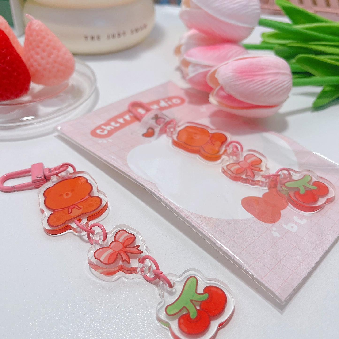 Bear x bow x cherry