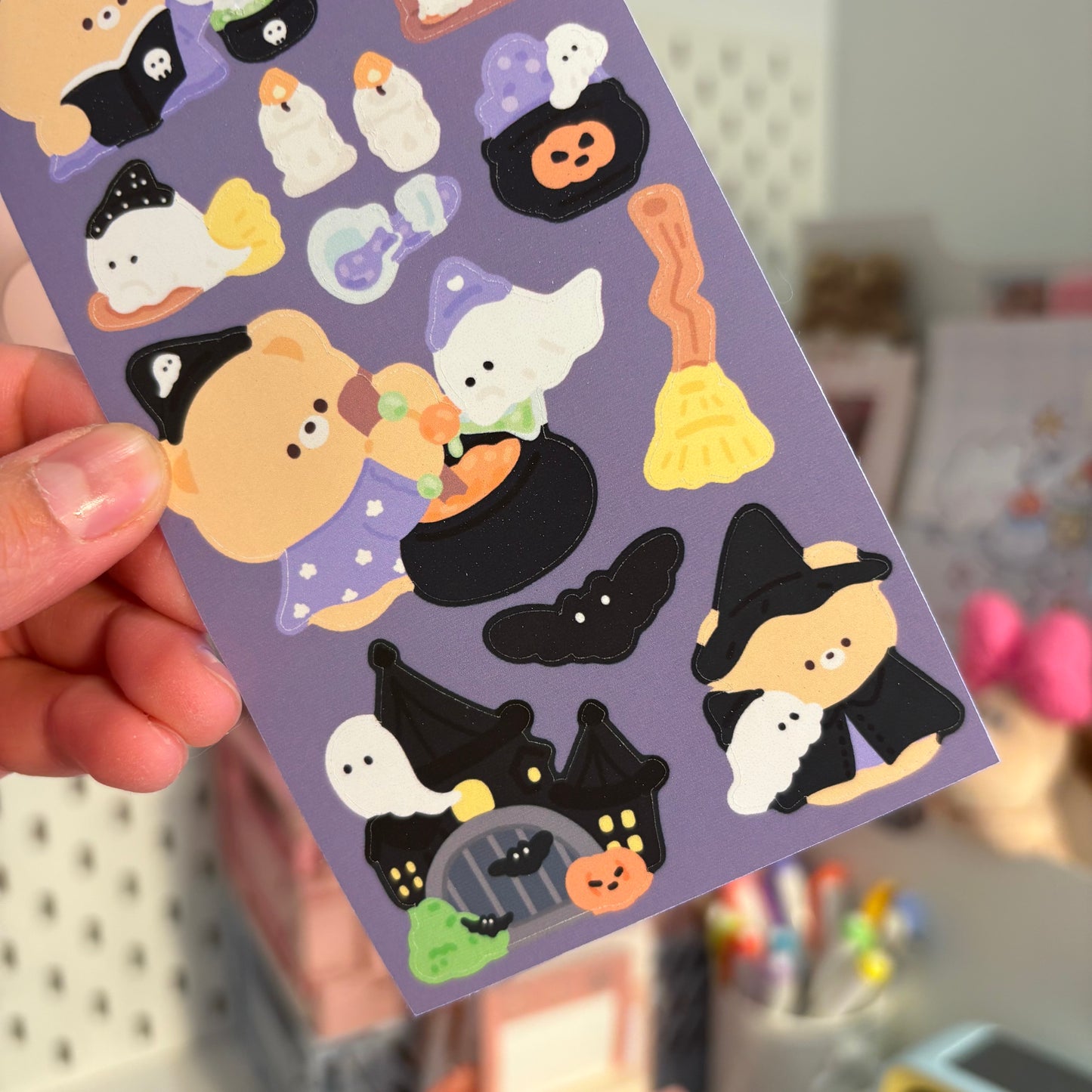 Witch sticker sheet