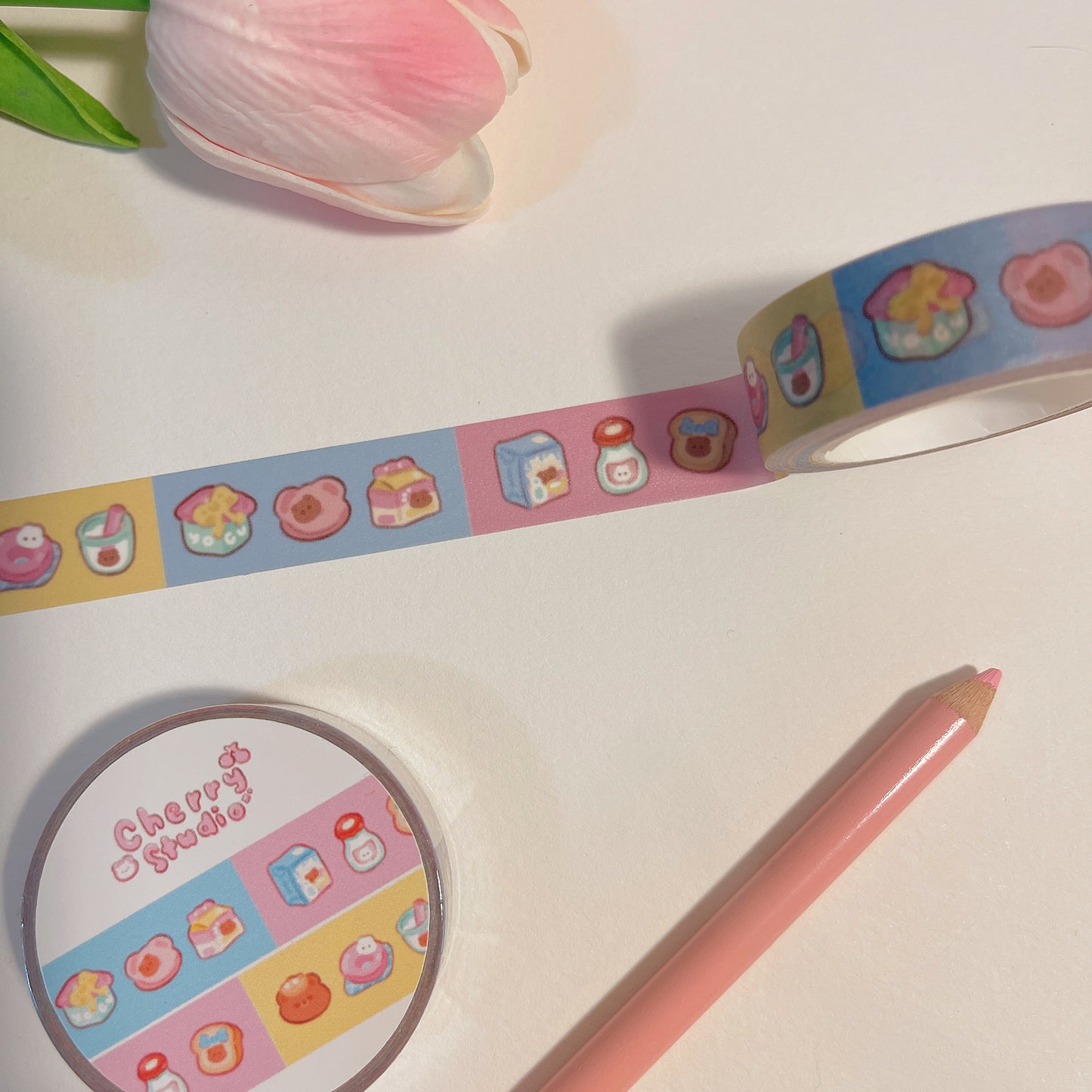 Breakfast washi tape