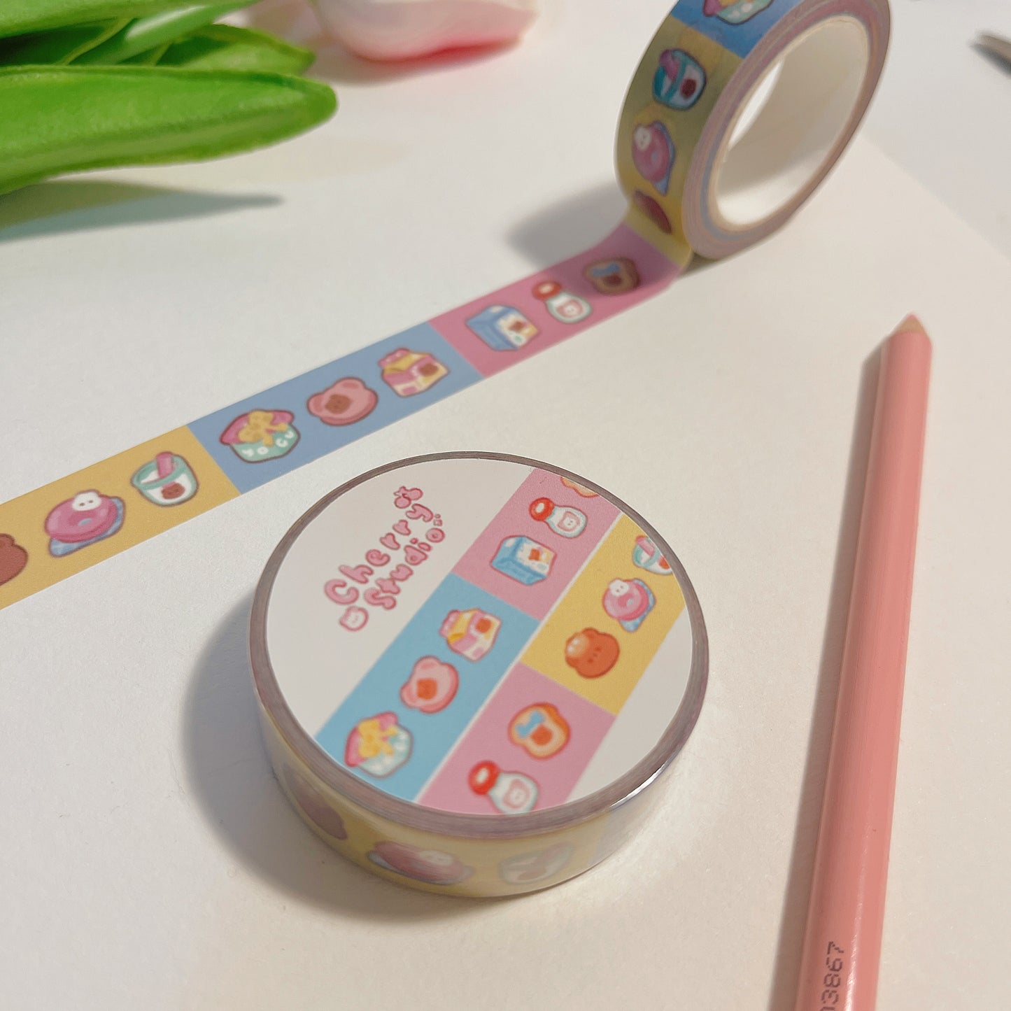 Breakfast washi tape