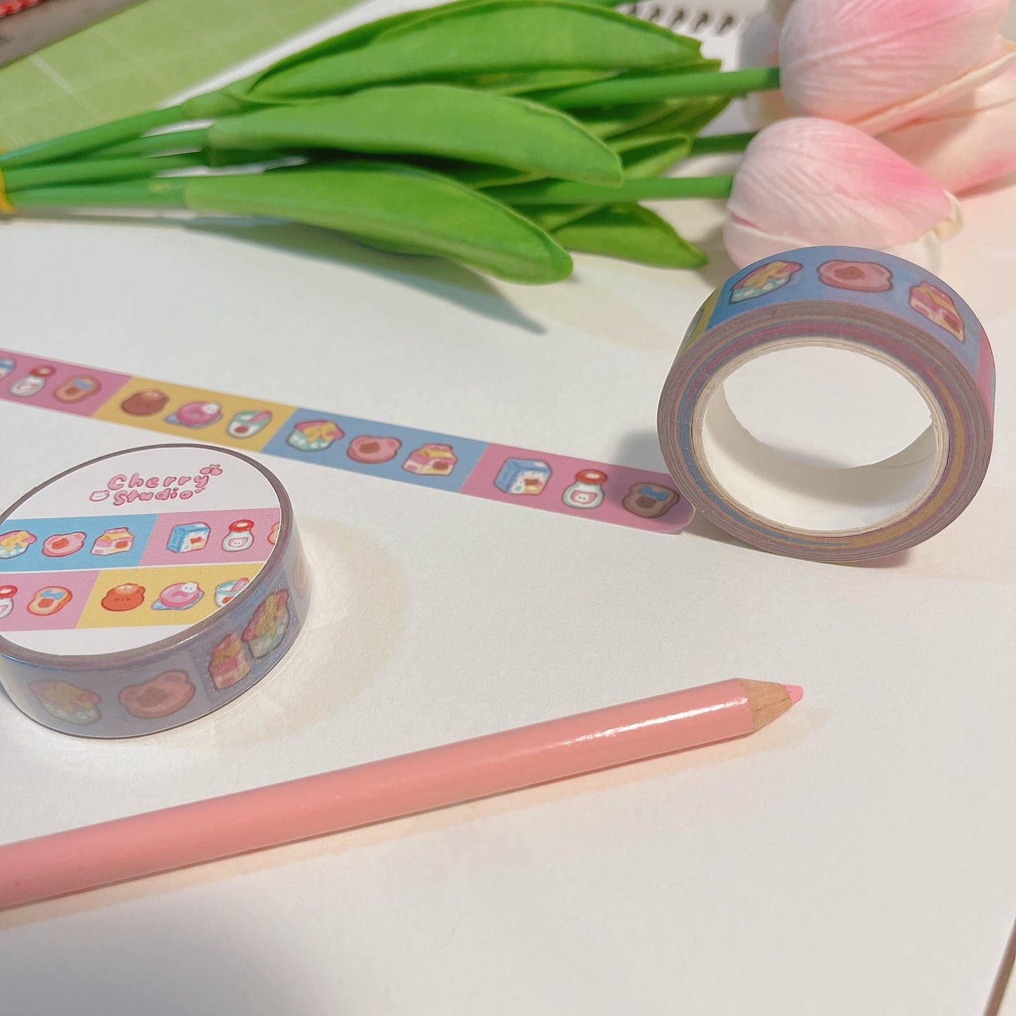 Breakfast washi tape
