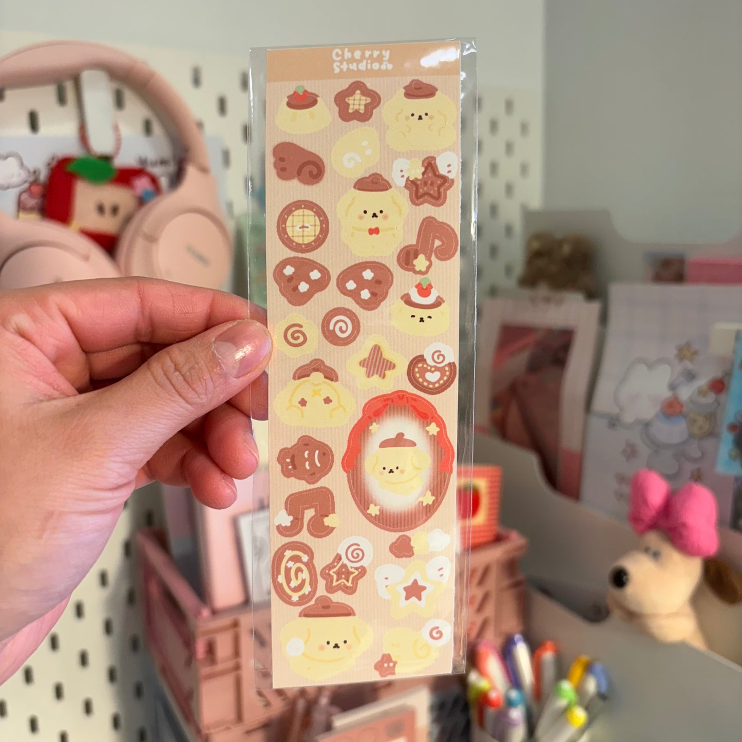 Pompompurin sticker sheet