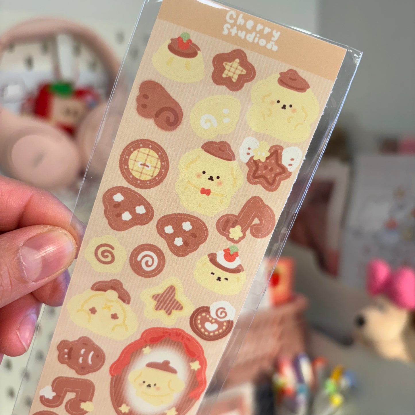 Pompompurin sticker sheet