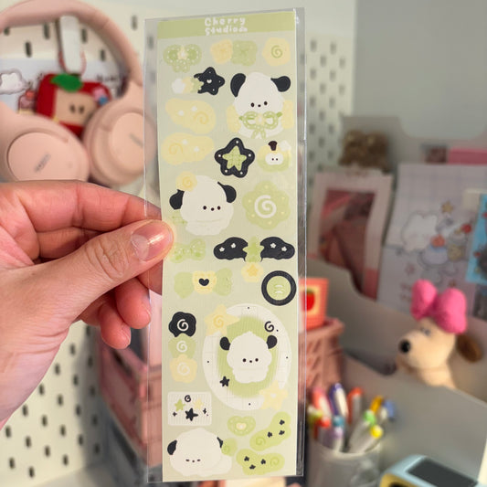 Pochacco sticker sheet