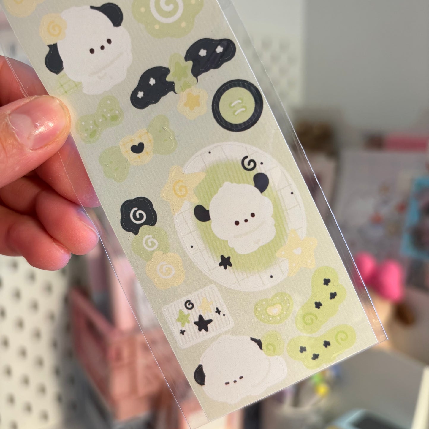 Pochacco sticker sheet