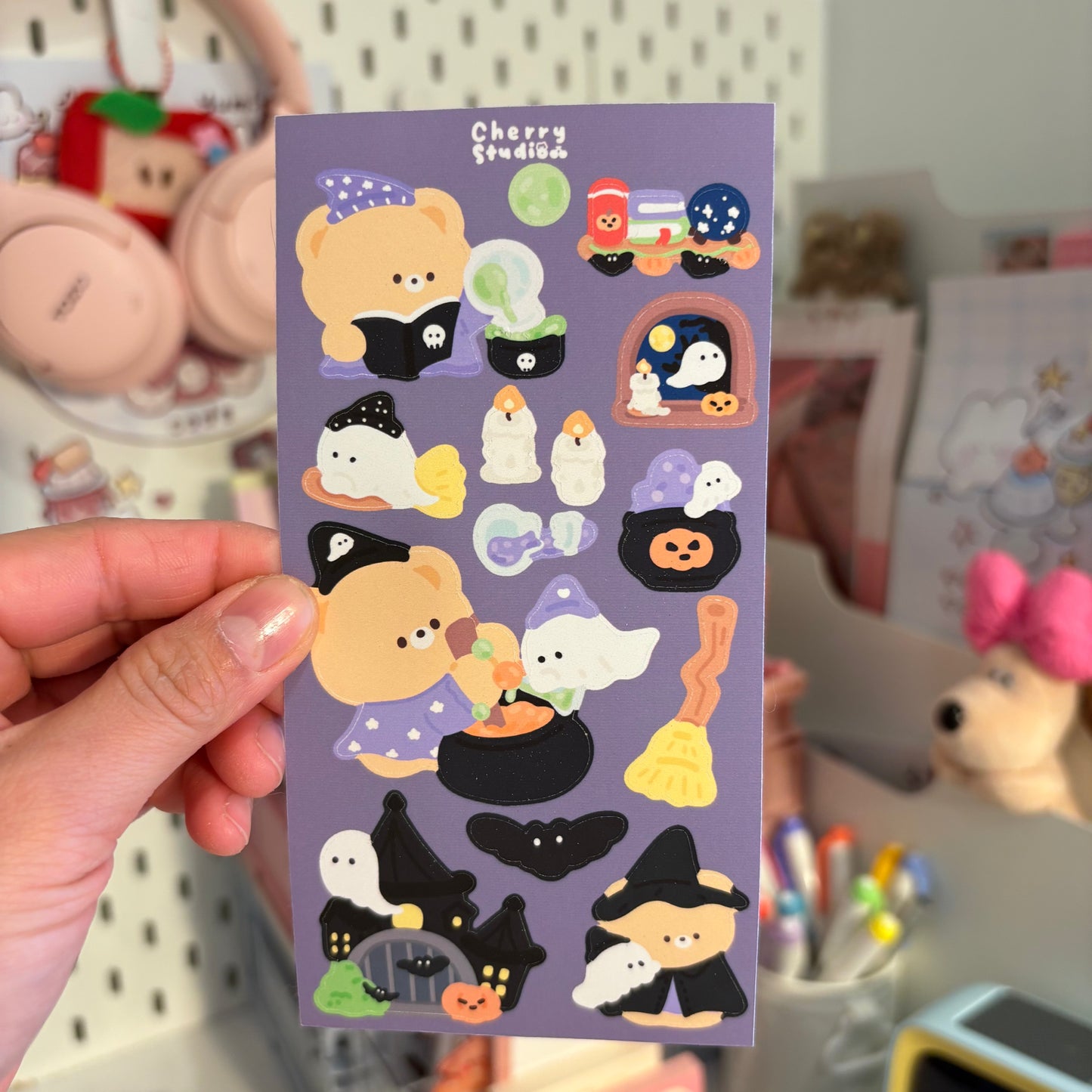 Witch sticker sheet