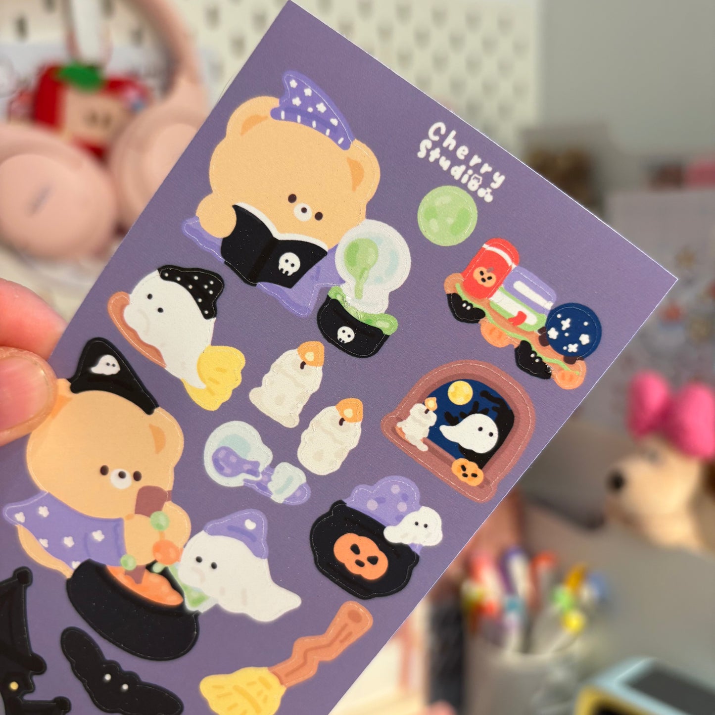 Witch sticker sheet