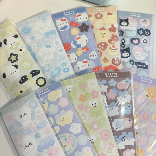 New sticker sheet collection bundle