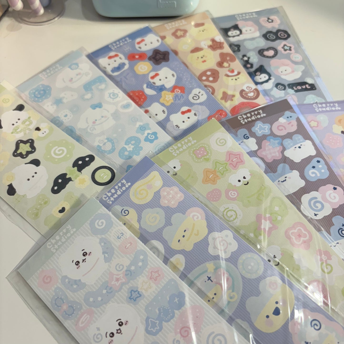New sticker sheet collection bundle