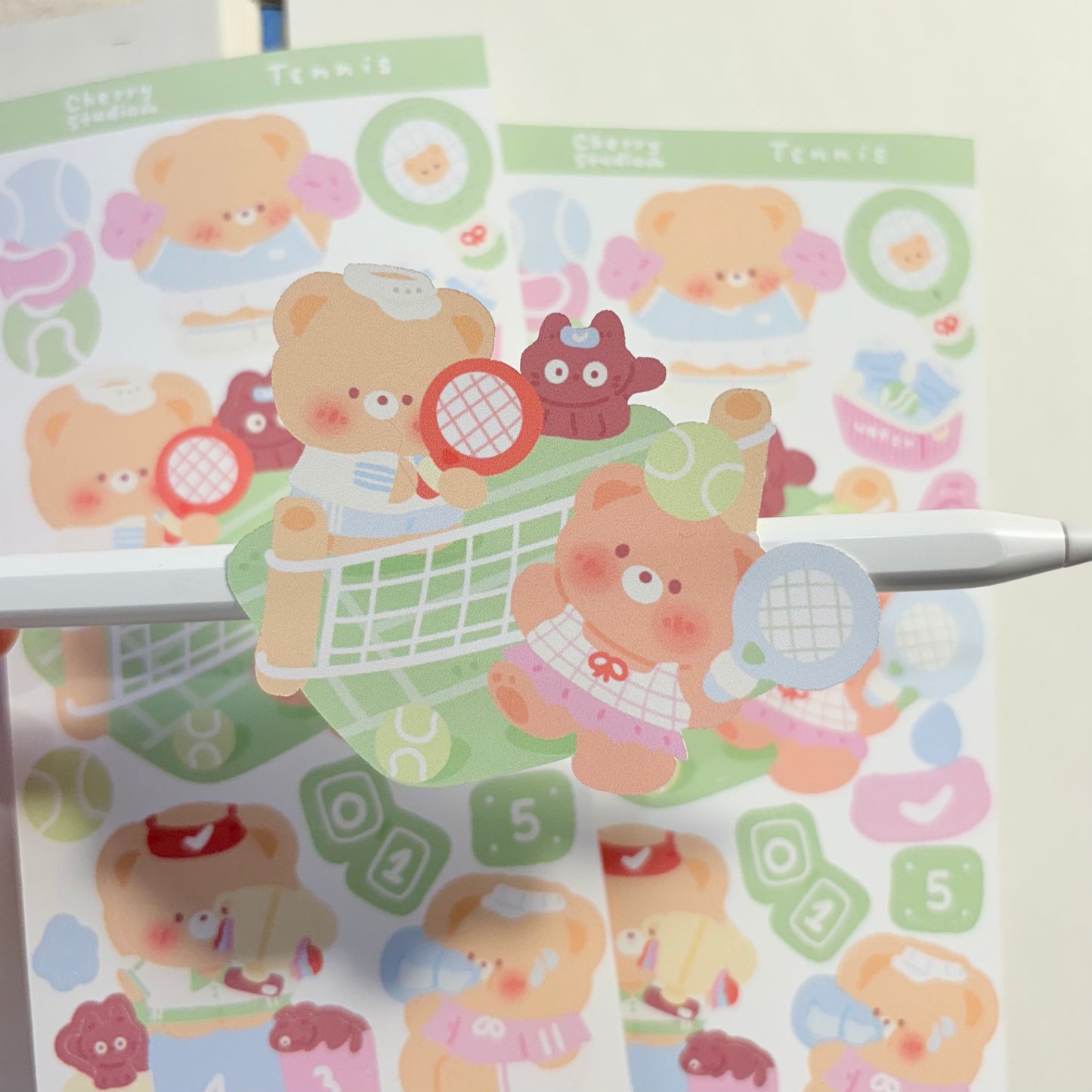 Tennis Sticker sheet