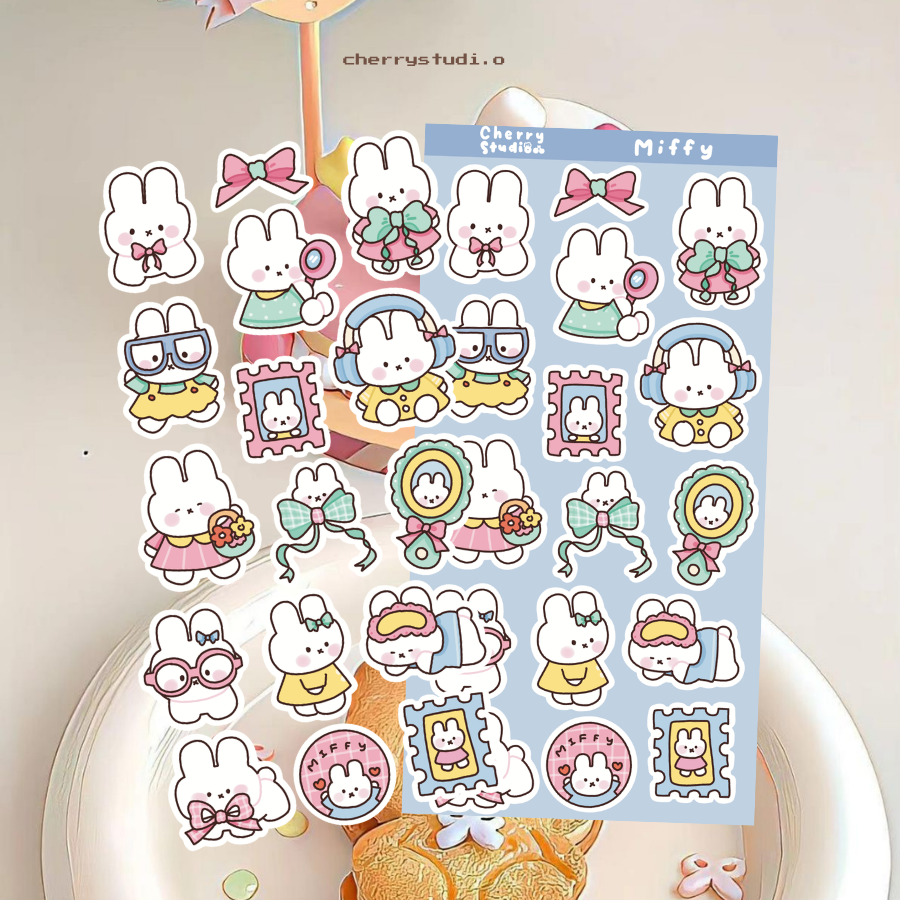Miffy sticker sheet
