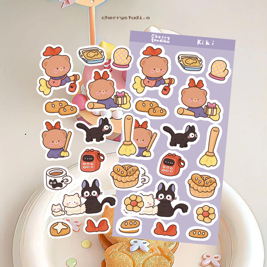 Kiki sticker sheet