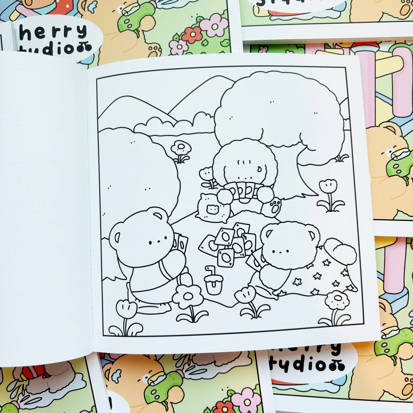 Summer colouring book